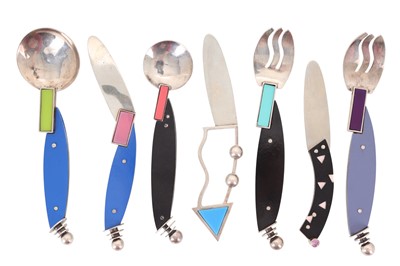 Lot 1611 - MARDI JO COHEN, PART SET OF SILVER FLATWARE