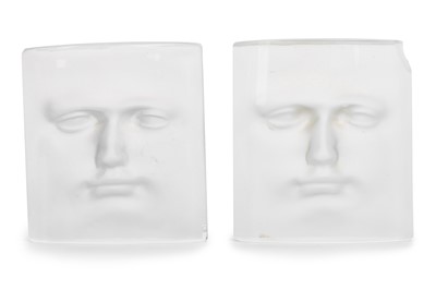 Lot 1612 - ROY ADZAC FOR DAUM, PAIR OF FRENCH GLASS PAPERWEIGHTS