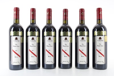 Lot 88 - CASE OF SIX D'ARENBERG 2001 VINTAGE 'DEAD ARM' SHIRAZ