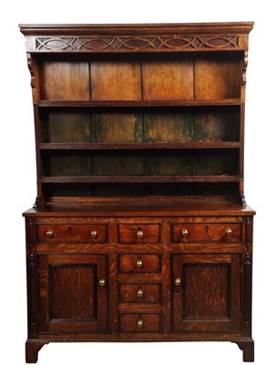 Lot 1574 - VICTORIAN OAK WELSH DRESSER