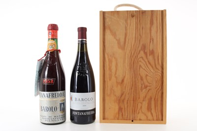 Lot 113 - TWO BOTTLES OF FONTANAFREDDA BAROLO