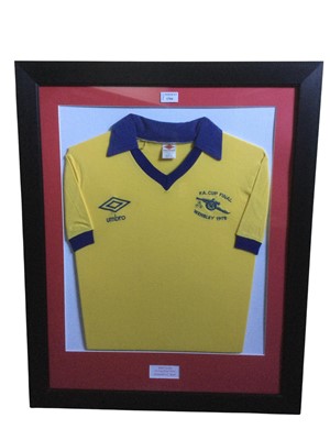 Lot 1784 - ARSENAL F.C. FA CUP FINAL MATCH ISSUED JERSEY