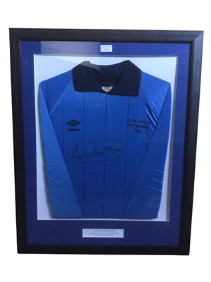 Lot 1787 - ALAN ROUGH TESTIMONIAL MATCH WORN JERSEY