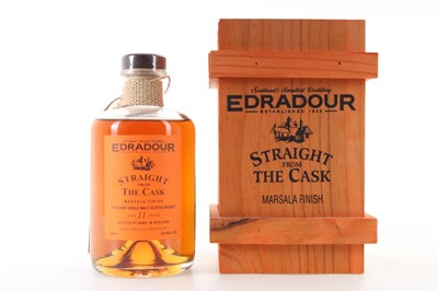 Lot 121 - EDRADOUR 1994 11 YEAR OLD STRAIGHT FROM THE CASK MARSALA FINISH 50CL