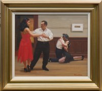 Lot 248 - * ANDREW FITZPATRICK, TANGO PASSION oil on...