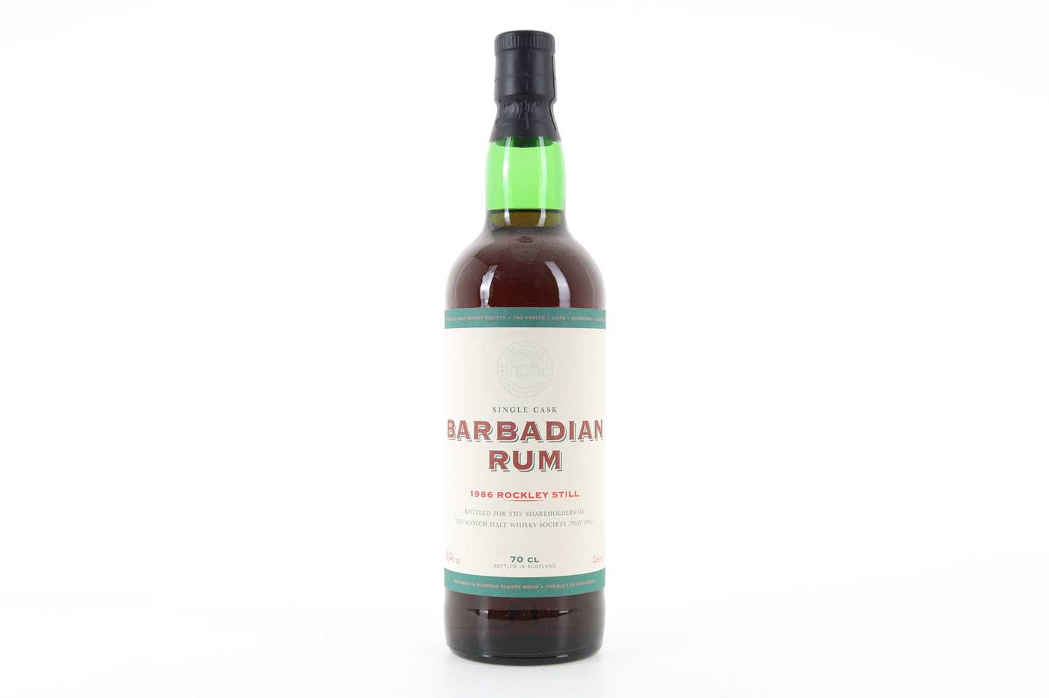 Lot 136 - SMWS ROCKLEY STILL 1986 CASK NO.3 SHAREHOLDERS BOTTLING