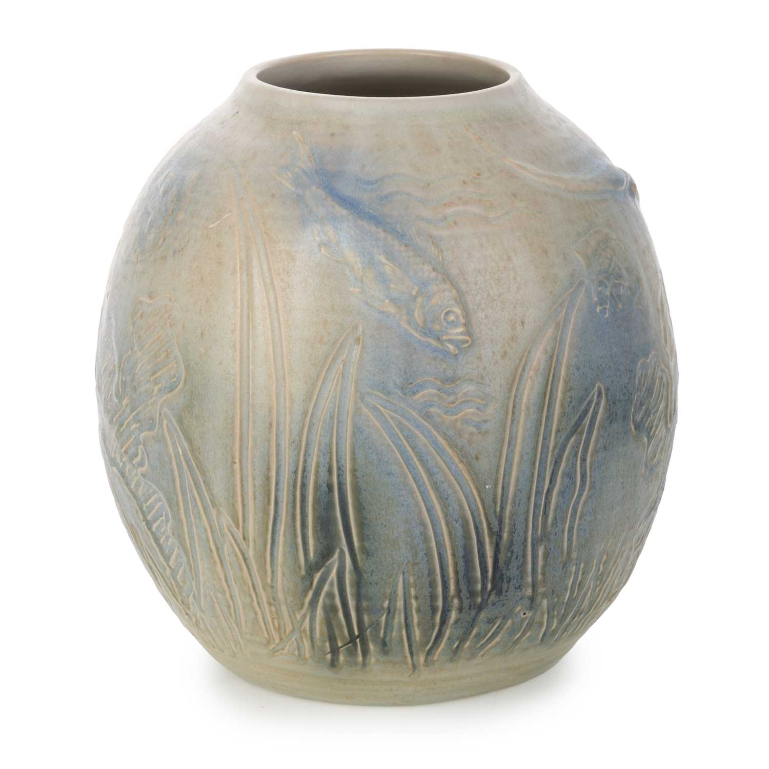 Lot VERA HUGGINS FOR ROYAL DOULTON FISH VASE