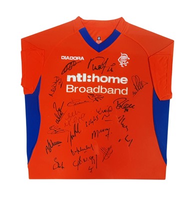 Lot 424 - RANGERS F.C. REPLICA JERSEY