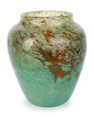Lot 1616 - MONART SEA GREEN GLASS VASE