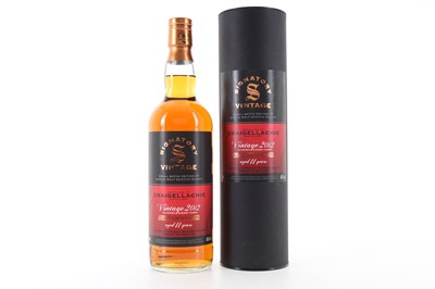 Lot 138 - CRAIGELLACHIE 2012 11 YEAR OLD SIGNATORY