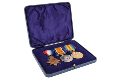 Lot 1218 - WWI MEDAL GROUP