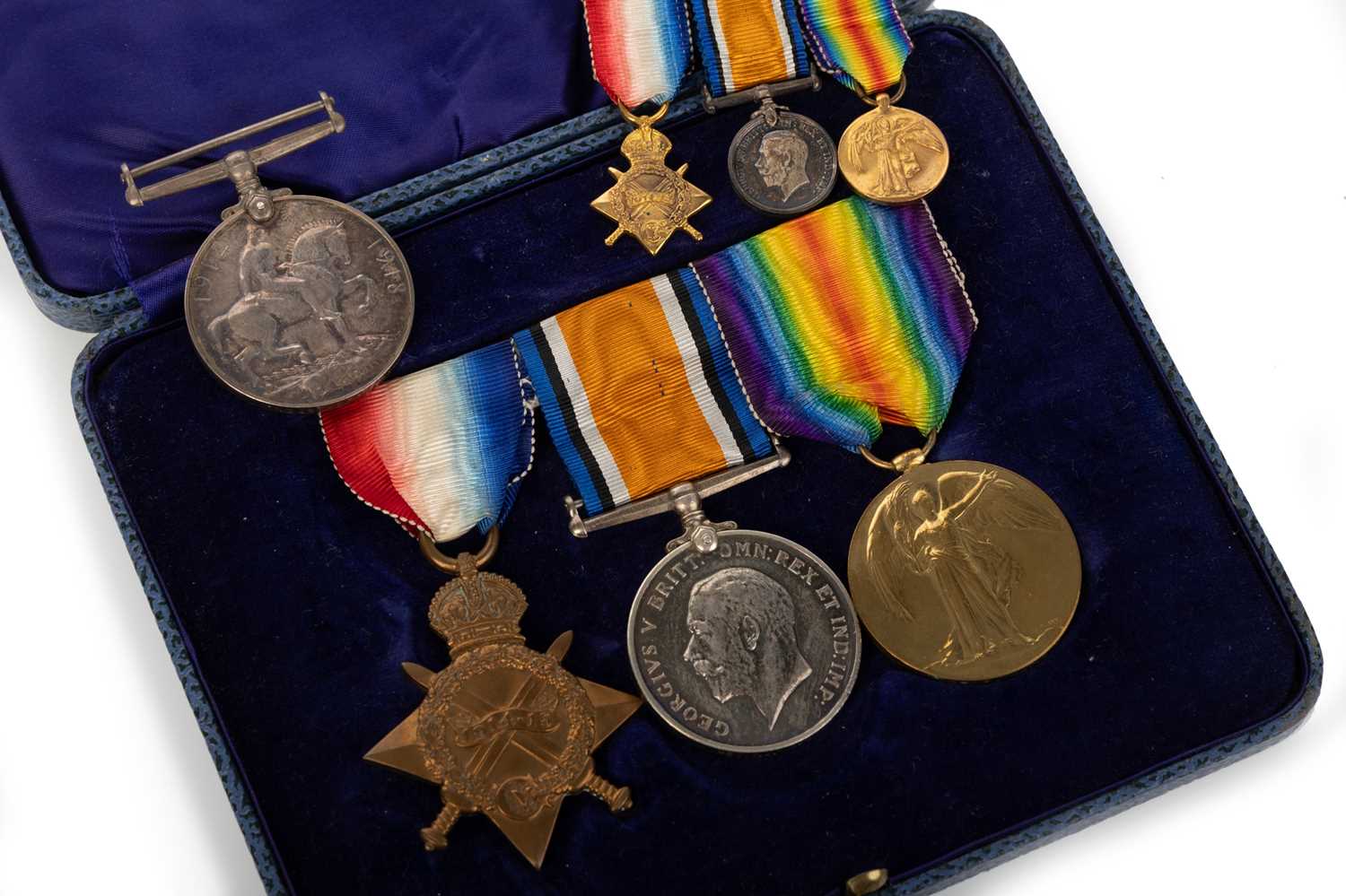 Lot 1218 - WWI MEDAL GROUP