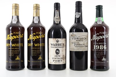 Lot 147 - FIVE ASSORTED BOTTLES OF PORT