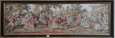 Lot 448 - MACHINE MADE TAPESTRY PANEL