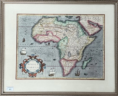 Lot 482 - JODOCUS HONDIUS MAP