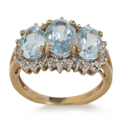 Lot 504 - GEM SET DRESS RING