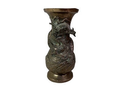 Lot 497 - CHINESE BRASS VASE