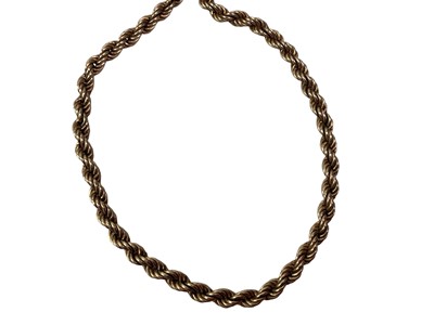 Lot 531 - THREE GOLD NECK CHAINS