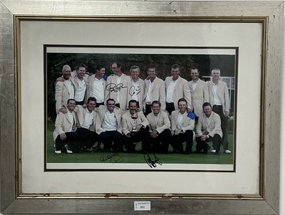 Lot 551 - RYDER CUP TEAM PHOTOGRAPHIC PRINT