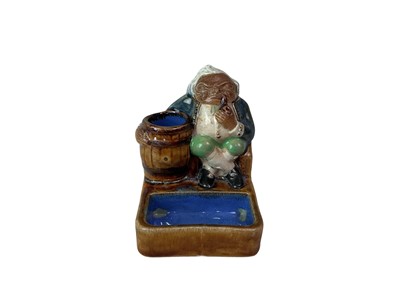 Lot 559 - HARRY SIMEON FOR ROYAL DOULTON LAMBETH GNOME MATCH/VESTA STAND