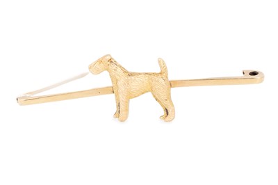 Lot 538 - GOLD BAR BROOCH