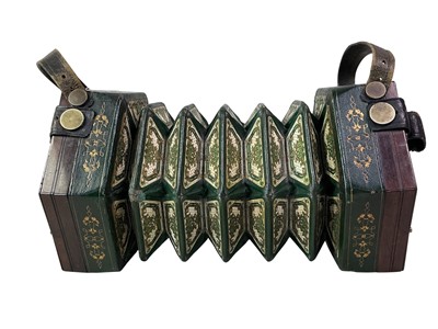 Lot 574 - VINTAGE 48 BUTTON CONCERTINA