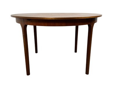 Lot MID CENTURY TEAK DINING TABLE AND FOUR CHAIRS