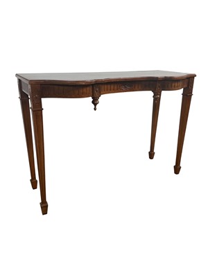 Lot 598 - REPRODUCTION MAHOGANY HALL TABLE