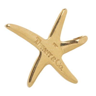 Lot 559 - GOLD STARFISH PENDANT