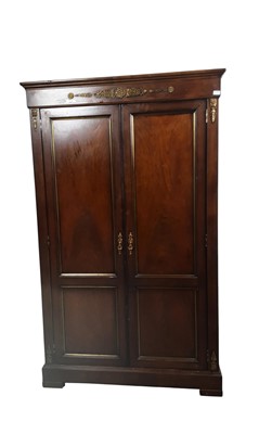 Lot 249 - CHERRY WOOD ITALIAN WARDROBE
