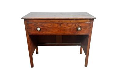 Lot 250 - STAINED OAK HALL TABLE