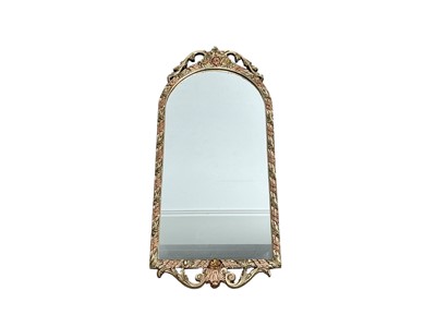 Lot 605 - GILT WALL MIRROR