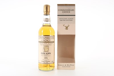 Lot 158 - GLEN ALBYN 1974 GORDON & MACPHAIL CONNOISSUERS CHOICE