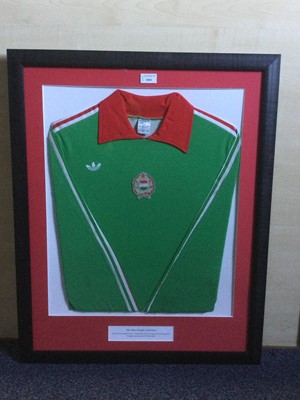 Lot 1804 - HUNGARY F.A. MATCH WORN JERSEY
