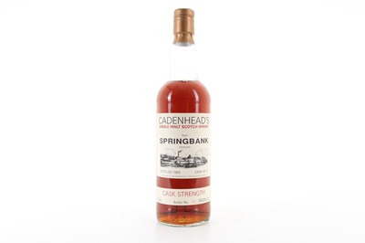 Lot 174 - SPRINGBANK 1980 CADENHEAD'S CASK STRENGTH CASK #2