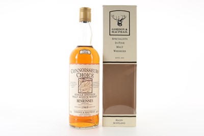 Lot 181 - BENRINNES 1969 GORDON & MACPHAIL CONNOISSEURS CHOICE