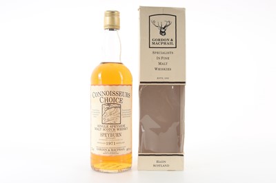 Lot 185 - SPEYBURN 1971 GORDON & MACPHAIL CONNOISSEURS CHOICE 75CL