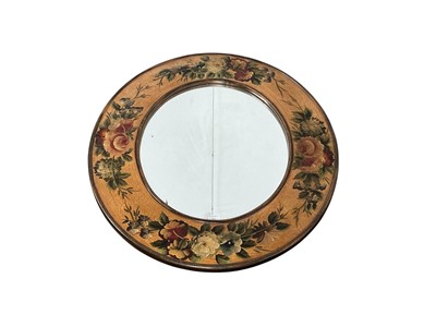 Lot 253 - OVAL WALL MIRROR