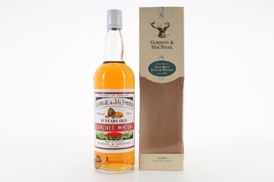 Lot 193 - GLENLIVET 15 YEAR OLD GORDON & MACPHAIL 57% ABV