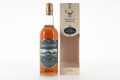 Lot 216 - MILTONDUFF 10 YEAR OLD GORDON & MACPHAIL