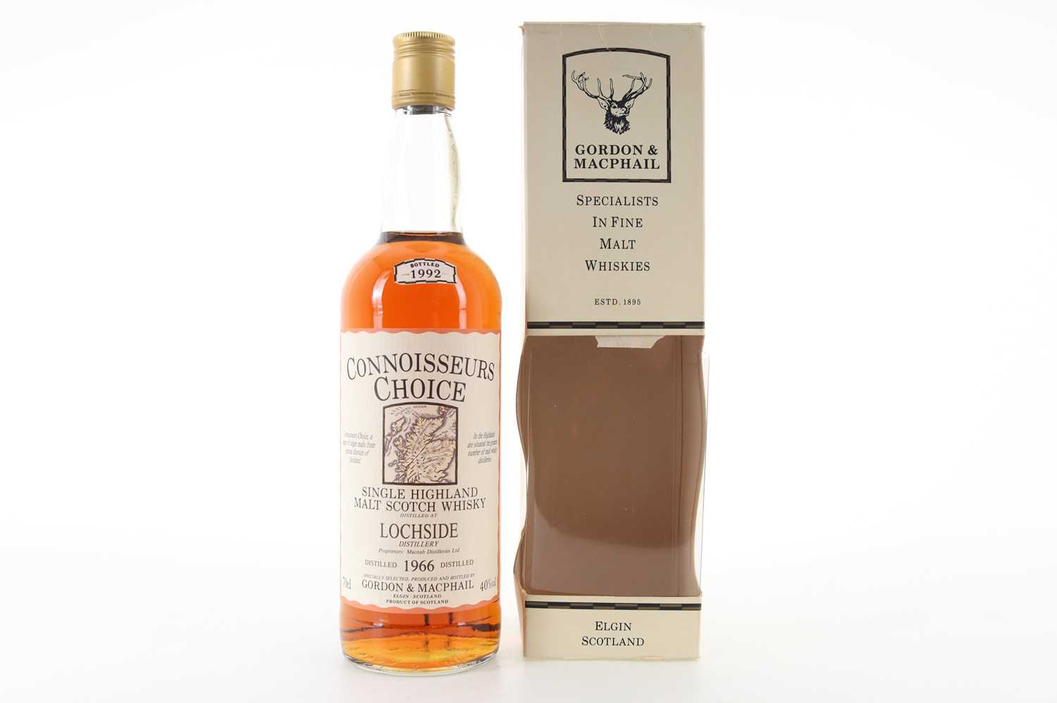 Lot 220 - LOCHSIDE 1966 GORDON & MACPHAIL CONNOISSEURS CHOICE
