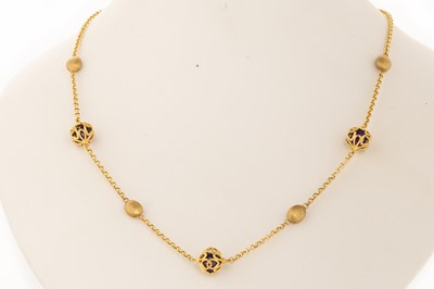 Lot 616 - GOLD NECKLACE