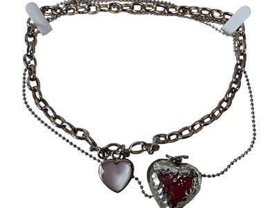 Lot 639 - RENNIE MACKINTOSH DESIGN SILVER PENDANT AND CHAIN