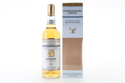 Lot 263 - ROSEBANK 1991 GORDON & MACPHAIL CONNOISSEURS CHOICE