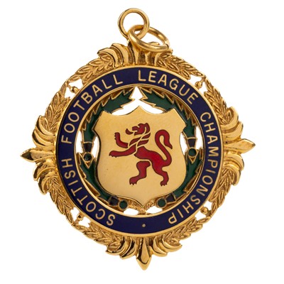 Lot 1814 - GARY STEVENS OF RANGERS F.C. GOLD MEDAL