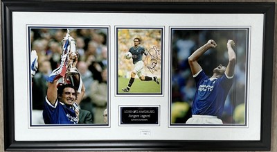 Lot 735 - AMORUSO OF RANGERS F.C. AUTOGRAPHED PICTURE DISPLAY