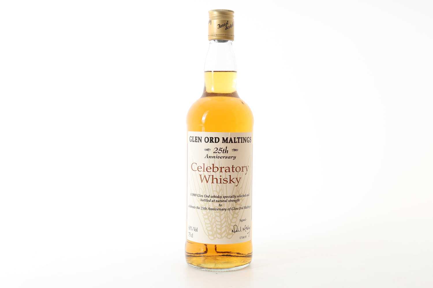 Lot 22 - GLEN ORD 1969 25TH ANNIVERSARY OF THE GLEN ORD MALTINGS 75CL