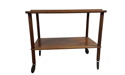 Lot 733 - ERCOL BLOND OAK TEA TROLLEY