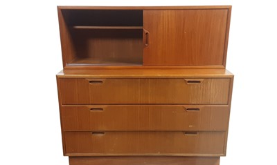 Lot 741 - DANISH TEAK CHEST OF DRAWERS