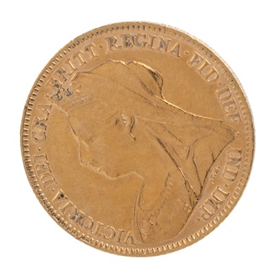 Lot 63 - VICTORIA GOLD HALF SOVEREIGN